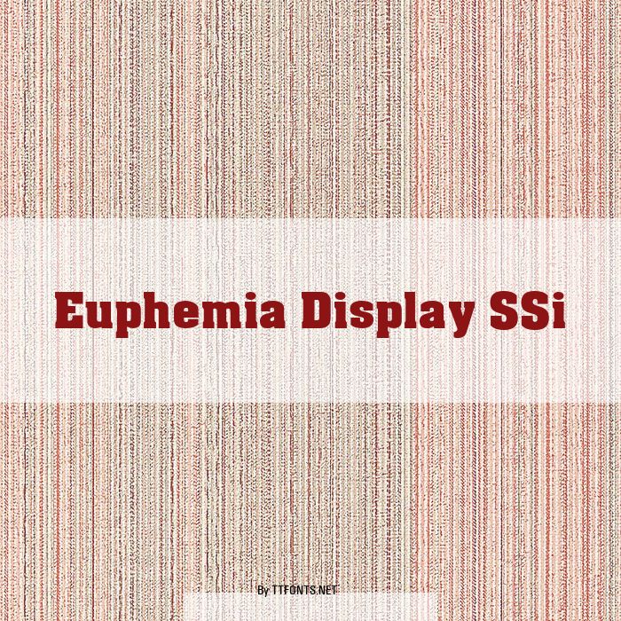 Euphemia Display SSi example